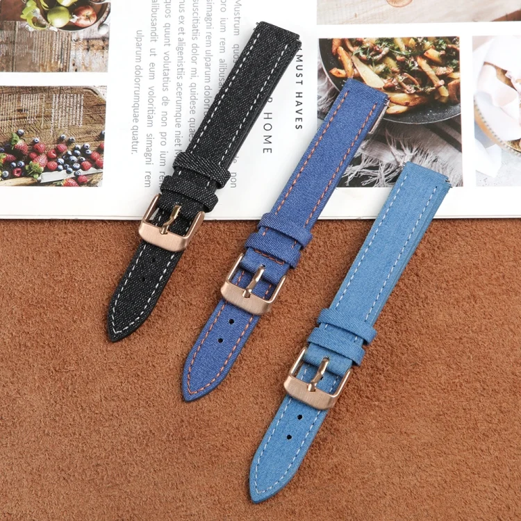 EDA0064438_B6.webp 14mm Linen Fabric Leather Watch Band - Image 7