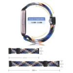 xDfind Magnetic Buckle Nylon Braid Watch Band - Image 3