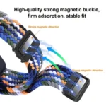 xDfind Magnetic Buckle Nylon Braid Watch Band - Image 4