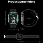 ZW66 2.01 inch BT5.1 Fitness Wellness Smart Watch, Support Bluetooth Call / Sleep / Blood Oxygen / Heart Rate / Blood Pressure Health Monitor - Image 13