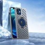 Cooling MagSafe Magnetic Metal Phone Case, For iPhone 12, For iPhone 12 Pro Max, For iPhone 12 Pro