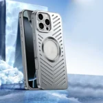 Cooling MagSafe Magnetic Metal Phone Case, For iPhone 16 Pro Max, For iPhone 16 Pro, For iPhone 16, For iPhone 15 Pro Max, For iPhone 15 Pro, For iPhone 15
