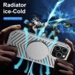 Cooling MagSafe Magnetic Metal Phone Case, For iPhone 16 Pro Max, For iPhone 16 Pro, For iPhone 16, For iPhone 15 Pro Max, For iPhone 15 Pro, For iPhone 15 - Image 3