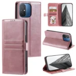 Simple 6-Card Wallet Leather Phone Case, For Xiaomi Poco C55, For Xiaomi Redmi Note 12 Pro 5G