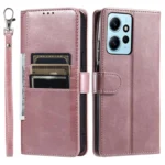 Simple 6-Card Wallet Leather Phone Case, For Xiaomi Redmi Note 12 4G, For Xiaomi Redmi 12C / 11A Global - Image 4