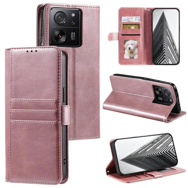 EDA006446116A.webp Simple 6-Card Wallet Leather Phone Case, For Xiaomi Redmi K60 Ultra, For Xiaomi Redmi Note 12S - Image 1