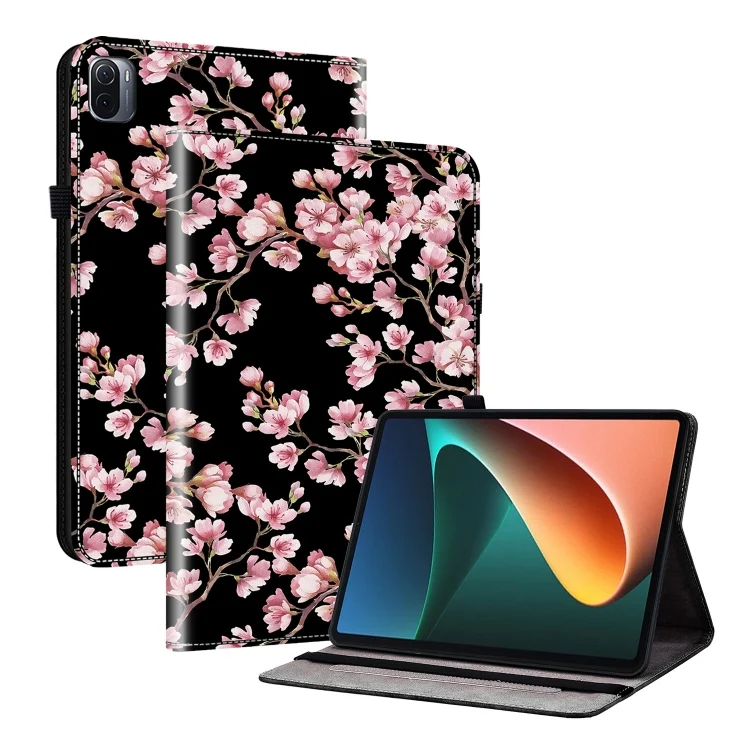 Crystal Texture Painted Leather Smart Tablet Case, For Xiaomi Pad 5 / Pad 5 Pro