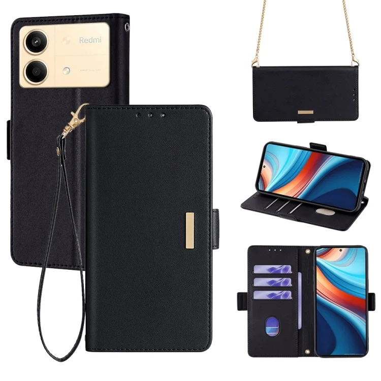 Crossbody Chain Leather Phone Case, For Xiaomi Redmi Note 13R Pro 5G, For Xiaomi 14 Pro, For Xiaomi Redmi K60 Ultra