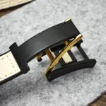 Trapezoid Fold Magnetic Buckle Silicone PU Watch Band, For Apple Watch Series 8 41mm, For Apple Watch Series 8 45mm, For Apple Watch SE 2022 40mm, For Apple Watch SE 2022 44mm - Image 6