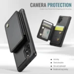 JEEHOOD J05 Business Magnetic Style RFID Leather Phone Case, For Samsung Galaxy Note10+ 5G - Image 3