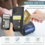 JEEHOOD J05 Business Magnetic Style RFID Leather Phone Case, For Samsung Galaxy Note10+ 5G - Image 5
