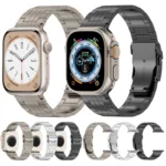 Armor 5-bead Titanium Watch Band, For Apple Watch SE 40mm, For Apple Watch SE 44mm, For Apple Watch Series 6 40mm, For Apple Watch Series 6 44mm, For Apple Watch Series 5 44mm... - Image 4