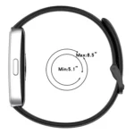 Nail Button Glossy Silicone Watch Band - Image 4