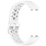 Round Hole Nail Button Silicone Watch Band - Image 8