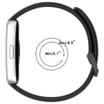 Round Hole Nail Button Silicone Watch Band - Image 4