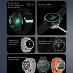 DK67 1.53 inch IP67 BT 5.0 Fitness Sport Smart Watch, Support Bluetooth Call / Sleep / Blood Oxygen / Heart Rate / Blood Pressure Health Monitor - Image 3