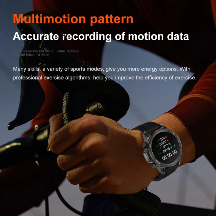 EDA0065101_B3.webp DK68 1.53 inch IP67 BT 5.0 Fitness Sport Smart Watch, Support LED Flashlight / Bluetooth Call / Sleep / Blood Oxygen / Heart Rate / Blood Pressure Health Monitor - Image 4