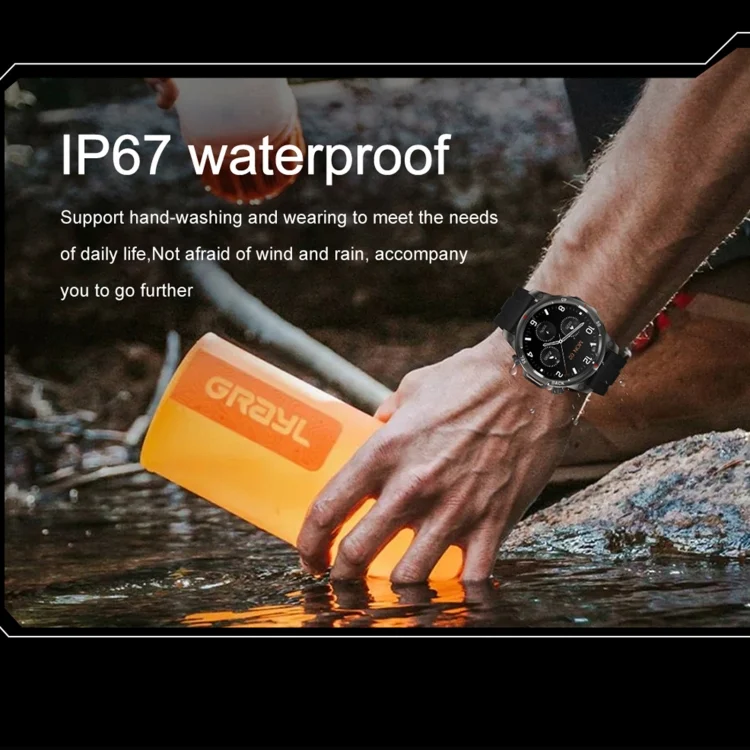 EDA0065101_B9.webp DK68 1.53 inch IP67 BT 5.0 Fitness Sport Smart Watch, Support LED Flashlight / Bluetooth Call / Sleep / Blood Oxygen / Heart Rate / Blood Pressure Health Monitor - Image 10