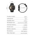 DK67 1.53 inch IP67 BT 5.0 Fitness Sport Smart Watch, Support Bluetooth Call / Sleep / Blood Oxygen / Heart Rate / Blood Pressure Health Monitor - Image 13