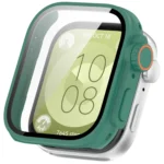 PC + Tempered Glass Film Full Coverage Watch Protective Case