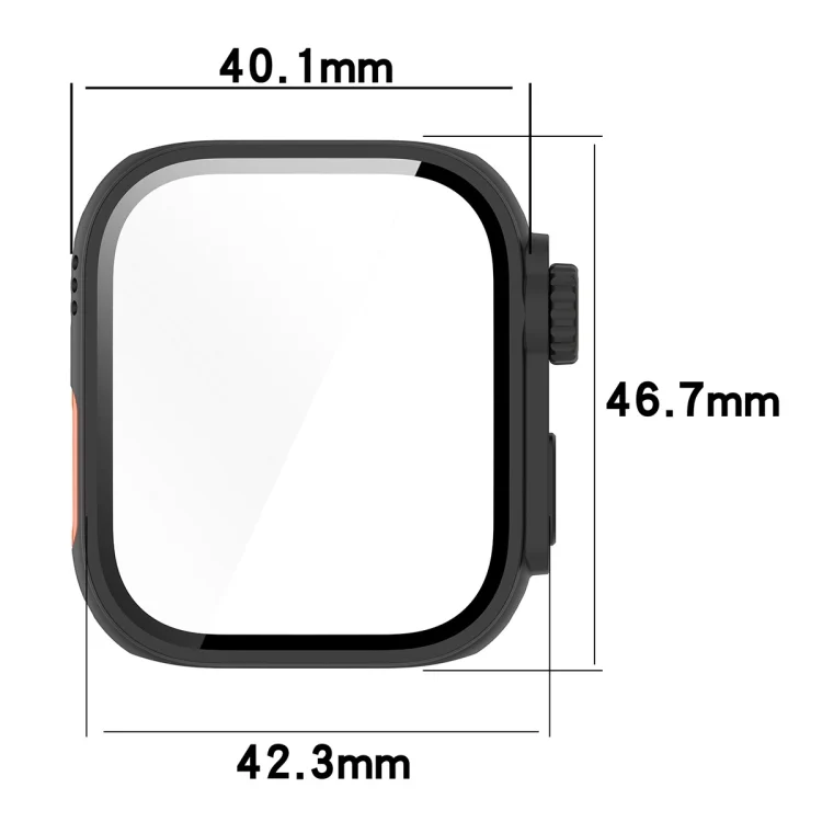 EDA0065116_B2.webp PC + Tempered Glass Film Full Coverage Watch Protective Case - Image 3