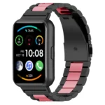Three Bead Stainless Steel Metal Watch Band