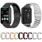 Three Bead Stainless Steel Metal Watch Band - Image 2