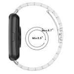 Three Bead Stainless Steel Metal Watch Band - Image 4