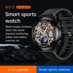 WS-11 1.43 inch IP67 Sport Smart Watch, Support Bluetooth Call / Sleep / Blood Oxygen / Heart Rate / Blood Pressure Health Monitor - Image 2