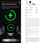 WS-11 1.43 inch IP67 Sport Smart Watch, Support Bluetooth Call / Sleep / Blood Oxygen / Heart Rate / Blood Pressure Health Monitor - Image 9
