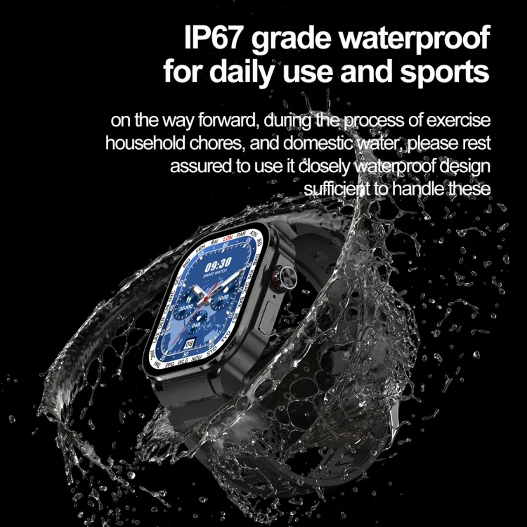 EDA0065205_B11.webp G40S 2.06 inch IP67 BT5.2 Sport Smart Watch, Support Bluetooth Call / Sleep / Blood Oxygen / Heart Rate / Blood Pressure Health Monitor - Image 12