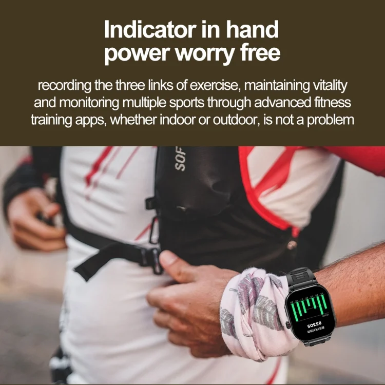 EDA0065205_B7.webp G40S 2.06 inch IP67 BT5.2 Sport Smart Watch, Support Bluetooth Call / Sleep / Blood Oxygen / Heart Rate / Blood Pressure Health Monitor - Image 8