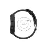 22mm Leather Strap with Round Tail Buckle - Image 9