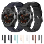 22mm Leather Strap with Round Tail Buckle - Image 2