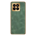 Electroplating Lambskin Leather Phone Case, For Xiaomi 14 Pro, For Xiaomi 14, For Xiaomi Redmi K60 Ultra, For Xiaomi Redmi K70 Pro, For Xiaomi Redmi K70