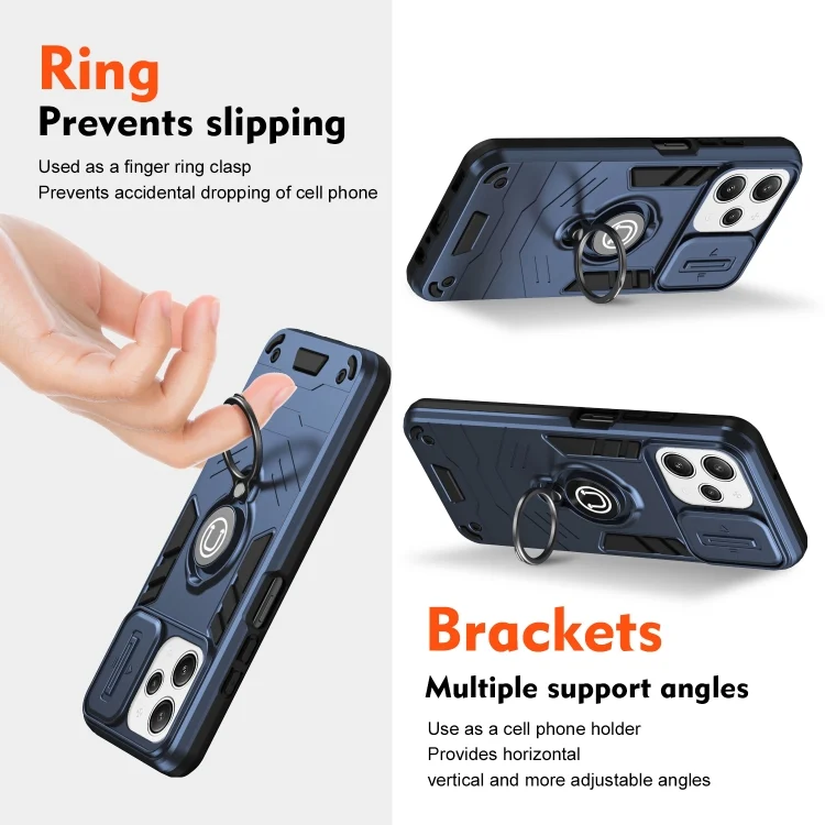 EDA006534701A_1.webp Camshield Ring Holder Phone Case, For Xiaomi Redmi 12, For Xiaomi Redmi A1 / A2, For Xiaomi Redmi Note 12 Pro+, For Xiaomi Redmi Note 12 Pro 5G, For Xiaomi Poco X5 Pro, For Xiaomi Redmi Note 12 5G - Image 2