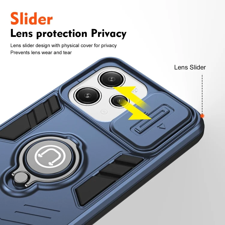 EDA006534701A_2.webp Camshield Ring Holder Phone Case, For Xiaomi Redmi 12, For Xiaomi Redmi A1 / A2, For Xiaomi Redmi Note 12 Pro+, For Xiaomi Redmi Note 12 Pro 5G, For Xiaomi Poco X5 Pro, For Xiaomi Redmi Note 12 5G - Image 3