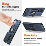 Camshield Ring Holder Phone Case, For Xiaomi Redmi Note 13 Pro 4G, For Xiaomi Redmi Note 13 4G, For Xiaomi Redmi 13C 5G / 4G, For Xiaomi 14, For Xiaomi Redmi Note 13 5G... - Image 2