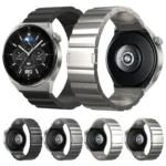 One-Bead Magnetic Buckle Titanium Metal Watch Band - Image 2