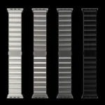 One-Bead Magnetic Buckle Titanium Metal Watch Band - Image 3