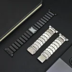 One-Bead Magnetic Buckle Titanium Metal Watch Band - Image 4