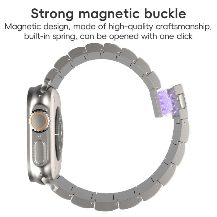 EDA0065350_B4.webp One-Bead Magnetic Buckle Titanium Metal Watch Band - Image 5