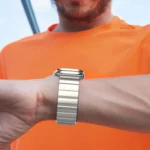 One-Bead Magnetic Buckle Titanium Metal Watch Band - Image 6
