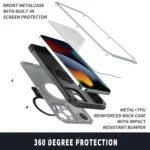 Aromatherapy MagSafe Holder Life Waterproof Rugged Phone Case, For iPhone 15 Pro Max, For iPhone 15 Pro, For iPhone 15 - Image 5