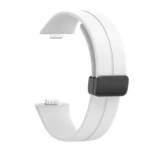 Magnetic Folding Black Buckle Silicone Watch Band - Image 5