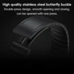 PG60 Single Bead Bamboo Joint Titanium Metal Watch Band, For Apple Watch Series 10 46mm, For Apple Watch Series 10 42mm, For Apple Watch SE 2023 44mm, For Apple Watch SE 2023 40mm... - Image 5