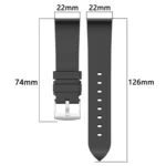 Fluororubber Watch Band Wristband - Image 4