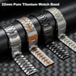 Dual Safety Buckle Turtle Buckle Stainless Steel Watch Band - Image 3