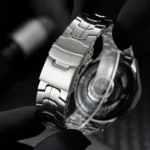 Dual Safety Buckle Turtle Buckle Stainless Steel Watch Band - Image 6