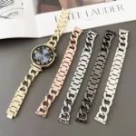 Denim Chain Metal Watch Band - Image 4